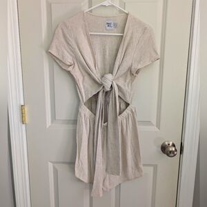 Princess Polly Ragnar Tie Front Romper